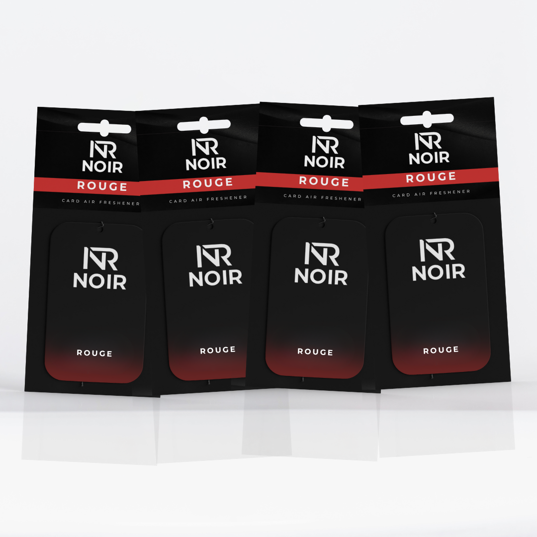 NOIR Rouge Card Air Freshener - Pack of 4