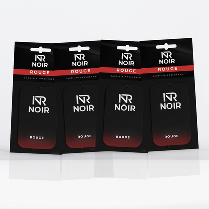 NOIR Rouge Card Air Freshener - Pack of 4