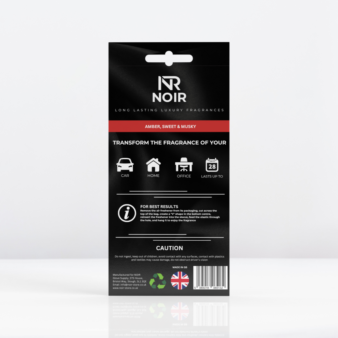 NOIR Rouge Card Air Freshener - Pack of 4